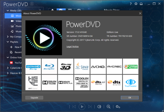 最新版的PowerDVD支持UHD BD播放